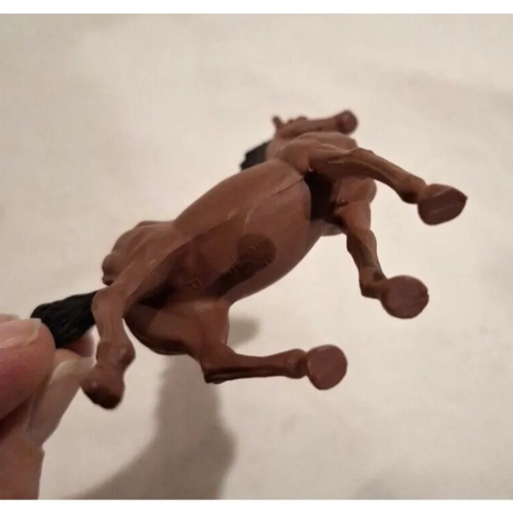 Popak New Ray Horse 3" Brown White Paint Pinto & Bay Vintage Lot - Picture 9 of 9